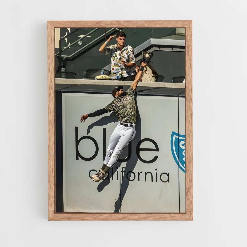 Poster Glissade Épique – affiche Baseball (vue 4)